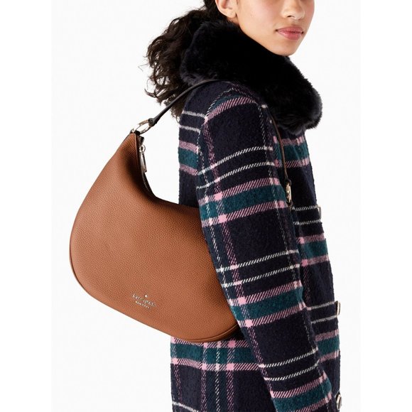 New Kate Spade Weston Shoulder Bag Pebble Leather Warm Gingerbread - Picture 2 of 4